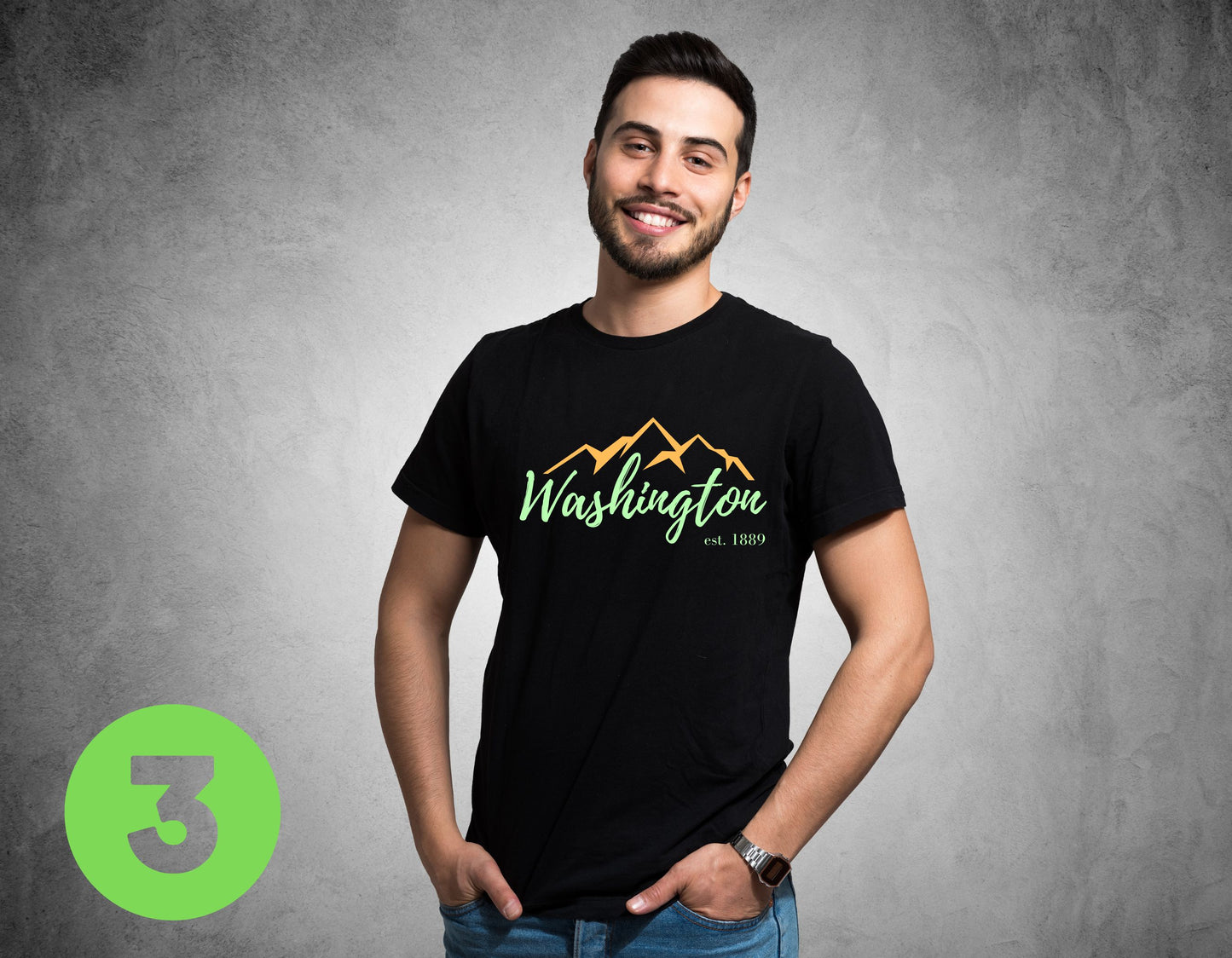 PNW Peaks Adventure Shirt | Bella+Canvas | Mountain | Kadalena's Creations